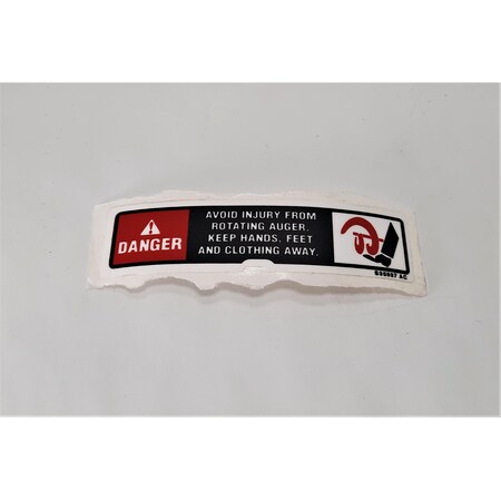 Mtd Label-Auger Danger 777S35937